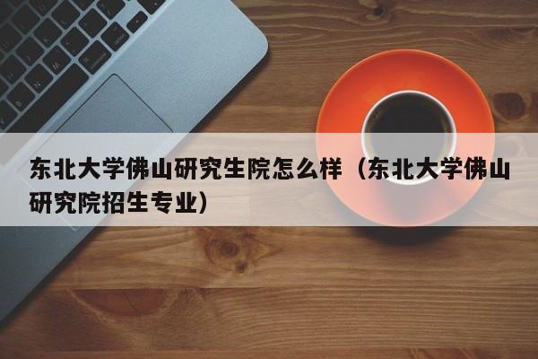 东北大学佛山研究生院怎么样（东北大学佛山研究院招生专业）