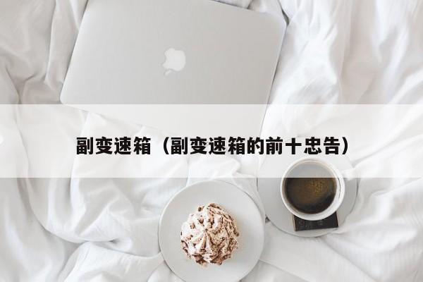 副变速箱（副变速箱的前十忠告）