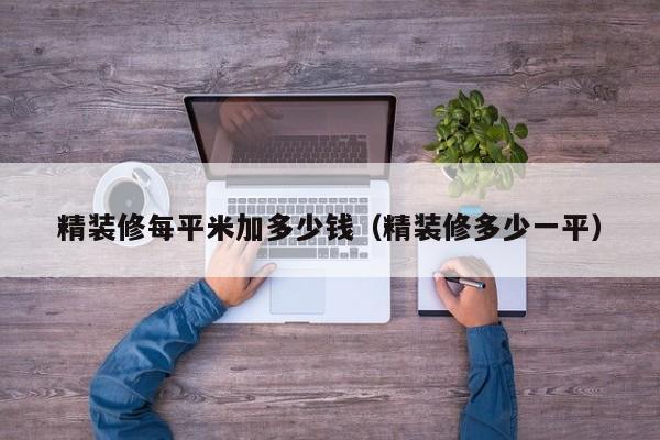 精装修每平米加多少钱（精装修多少一平）