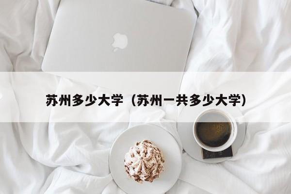 苏州多少大学（苏州一共多少大学）